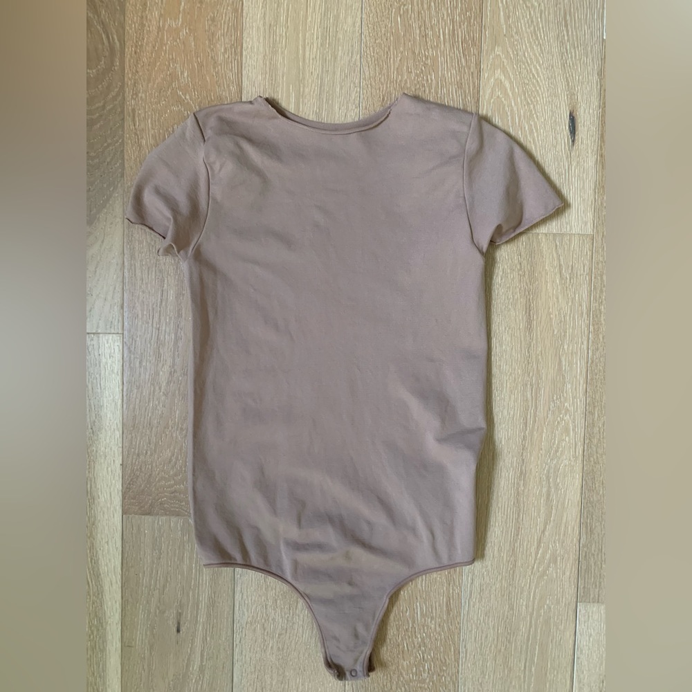 Skims Essential TShirt Thong Bodysuit